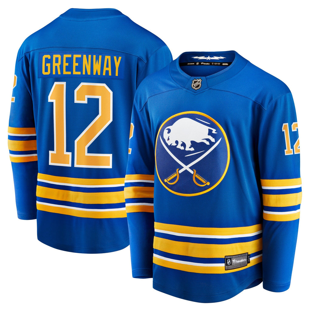 Buffalo Sabres Jordan Greenway Fanatics Royal Home Breakaway Jersey